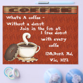 Prospectus 21,6 Cm X 24,94 Cm C'est quoi un café - Sans beigne ! (Simple)