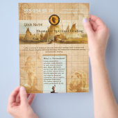 Prospectus 21,6 Cm X 24,94 Cm Chamanique - Circulaire (main)