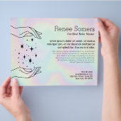 Prospectus 21,6 Cm X 24,94 Cm Chercheur d'énergie Reiki Master Chakra (main)