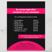 Prospectus 21,6 Cm X 24,94 Cm Cheveux et maquillage Monogramme promotionnel (Dos)