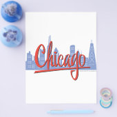 PROSPECTUS 21,6 CM X 24,94 CM CHICAGO-RED (Simple)
