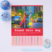 Prospectus 21,6 Cm X 24,94 Cm Chien trouvé (Simple)