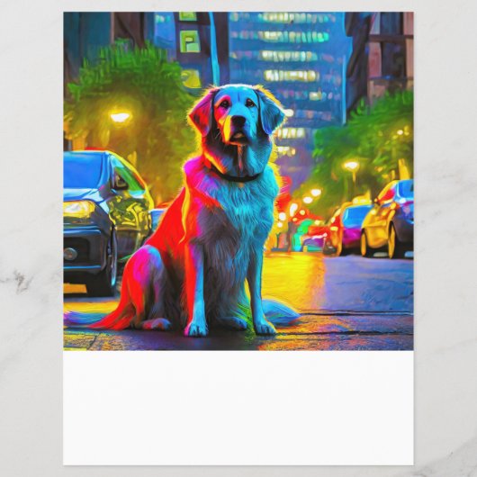 Prospectus 21,6 Cm X 24,94 Cm Chien trouvé (Dos)