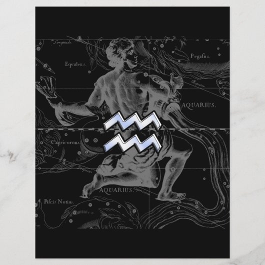 Prospectus 21,6 Cm X 24,94 Cm Chrome comme Aquarius Zodiac Connexion Hevelius (Devant)