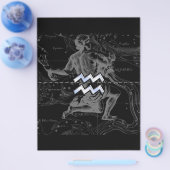 Prospectus 21,6 Cm X 24,94 Cm Chrome comme Aquarius Zodiac Connexion Hevelius (Simple)