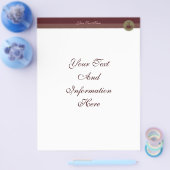 Prospectus 21,6 Cm X 24,94 Cm Circulaire à café chaud (Simple)