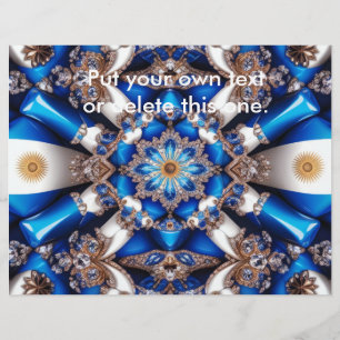 Prospectus 21,6 Cm X 24,94 Cm Circulaire aux couleurs argentine