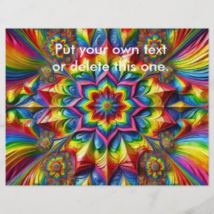 Prospectus 21,6 Cm X 24,94 Cm Circulaire avec design couleur LGBTQ