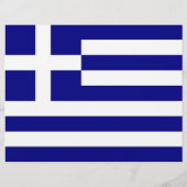 Prospectus 21,6 Cm X 24,94 Cm Circulaire avec drapeau de la Grèce (Dos)