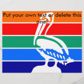 Prospectus 21,6 Cm X 24,94 Cm Circulaire avec drapeau de Saint-Pétersbourg (Dos)