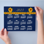 Prospectus 21,6 Cm X 24,94 Cm Circulaire Calendrier de tournesol 2023 (main)