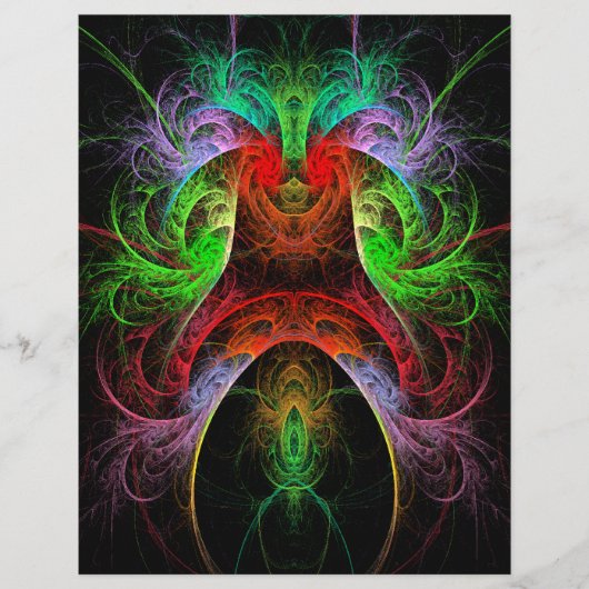 Prospectus 21,6 Cm X 24,94 Cm Circulaire Carnaval Art Abstrait (Devant)