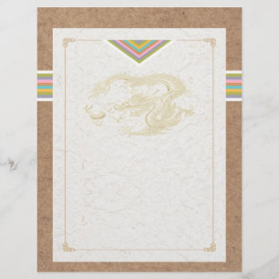 Prospectus 21,6 Cm X 24,94 Cm Circulaire Céleste Dragon