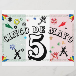 Prospectus 21,6 Cm X 24,94 Cm Circulaire Cinco de Mayo