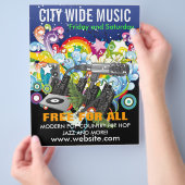 Prospectus 21,6 Cm X 24,94 Cm Circulaire City Wide Music (main)