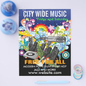 Prospectus 21,6 Cm X 24,94 Cm Circulaire City Wide Music (Simple)