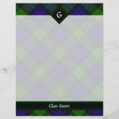 Prospectus 21,6 Cm X 24,94 Cm Circulaire Clan Gunn Tartan (Dos)