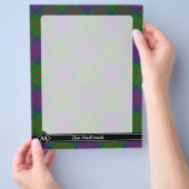 Prospectus 21,6 Cm X 24,94 Cm Circulaire Clan MacDonald Tartan (main)