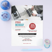 Prospectus 21,6 Cm X 24,94 Cm Circulaire Cyberlundi (Simple)