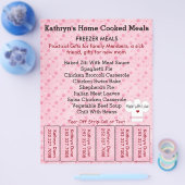 Prospectus 21,6 Cm X 24,94 Cm Circulaire d'affaires avec bandes détachées (Simple)