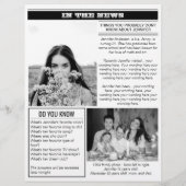 Prospectus 21,6 Cm X 24,94 Cm Circulaire d'anniversaire 1990 (Dos)