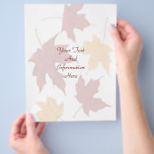 Prospectus 21,6 Cm X 24,94 Cm Circulaire d'automne (main)