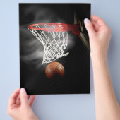 Prospectus 21,6 Cm X 24,94 Cm Circulaire de basket-ball (main)