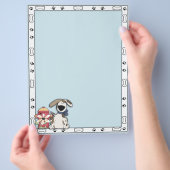 Prospectus 21,6 Cm X 24,94 Cm Circulaire de chiens (main)