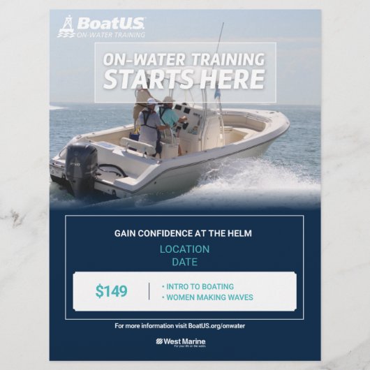 Prospectus 21,6 Cm X 24,94 Cm Circulaire de formation en mer (Devant)