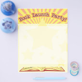 Prospectus 21,6 Cm X 24,94 Cm Circulaire de lancement de livre (Simple)