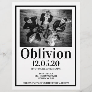 Prospectus 21,6 Cm X 24,94 Cm Circulaire de musique de concert