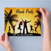 Prospectus 21,6 Cm X 24,94 Cm Circulaire de plage (main)