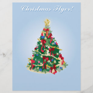 Prospectus 21,6 Cm X 24,94 Cm Circulaire de vacances : Arbre de Noël coloré