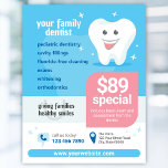 Prospectus 21,6 Cm X 24,94 Cm Circulaire dentaire pour dents souriantes<br><div class="desc">Une dent souriante et un design heureux pour les dentistes et orthodontistes qui s'adressent aux enfants et aux familles.</div>