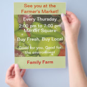 Prospectus 21,6 Cm X 24,94 Cm Circulaire du marché agricole (main)