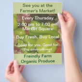 Prospectus 21,6 Cm X 24,94 Cm Circulaire du marché agricole (main)