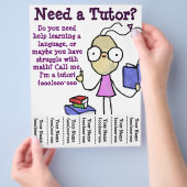 Prospectus 21,6 Cm X 24,94 Cm Circulaire du Tuteur fille (main)