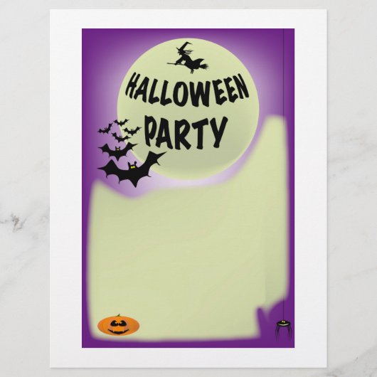 Prospectus 21,6 Cm X 24,94 Cm Circulaire Halloween. (Devant)