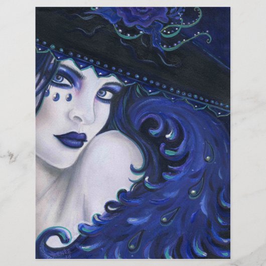 Prospectus 21,6 Cm X 24,94 Cm Circulaire Inez Witch Personnalisable (Devant)