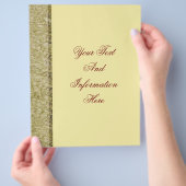 Prospectus 21,6 Cm X 24,94 Cm Circulaire Khaki Sand Stone (main)