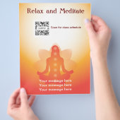 Prospectus 21,6 Cm X 24,94 Cm Circulaire Modèle Yoga (main)