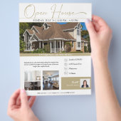 Prospectus 21,6 Cm X 24,94 Cm Circulaire moderne Real Esate Open House (main)