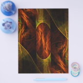 Prospectus 21,6 Cm X 24,94 Cm Circulaire Mystique Jungle Art Abstrait (Simple)