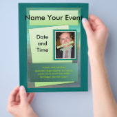 Prospectus 21,6 Cm X 24,94 Cm Circulaire - Nuances de vert (main)