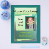 Prospectus 21,6 Cm X 24,94 Cm Circulaire - Nuances de vert (Simple)