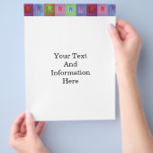 Prospectus 21,6 Cm X 24,94 Cm Circulaire pour dentistes (main)