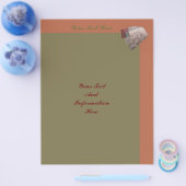 Prospectus 21,6 Cm X 24,94 Cm Circulaire pour tapis (Simple)