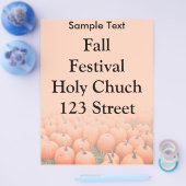 Prospectus 21,6 Cm X 24,94 Cm Citrouille (Simple)