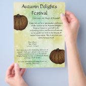 Prospectus 21,6 Cm X 24,94 Cm Citrouille automne (main)