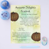 Prospectus 21,6 Cm X 24,94 Cm Citrouille automne (Simple)